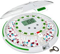 Pointells - Automatic Pill Dispenser with Sound Alarm for Timed Medicine Organizer - 28 Day Pill Dispenser Machine for Elderly with Alarm, Sound, Light - Timed Medication Dispenser Organizers