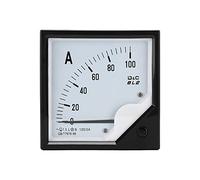 Pointer Ammeter Gauge 6L2 100A/5A for DC and AC Circuits, Industrial Use, Reliable Current Measurement Tool