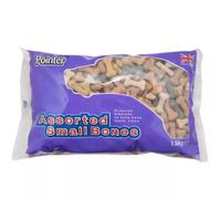 Pointer Assorted Small Bone Dog Treats - Size: 1.5kg - Treats for Dogs