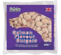 Pointer Dog Treats Salmon Flavour Burger 400g