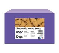 Pointer - Cheese Flavoured Bones - Oven Baked Dog Treats with No Added Artificial Flavours, Perfect as a Snack or Training Aid, 10kg Box