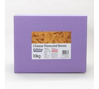 Pointer - Cheese Flavoured Bones - Oven Baked Dog Treats with No Added Artificial Flavours, Perfect as a Snack or Training Aid, 10kg Box