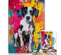 Pointer Dog Jigsaw Puzzles for Teenagers 1000 Jigsaws,Learning Educational Toys Family Games with Matching Poster And Trivia Sheet (38x26cm)
