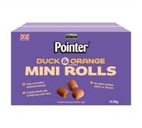 Pet Things Pointer Duck & Orange Flavoured Mini Rolls 12.5kg