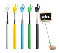 Pointer Finger,5PCS Telescopic Teaching Whip Finger Pointer Stick,Pointy Fingers Stick for Elementary School Kindergarten Teacher Supplies