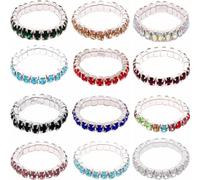 Pointer Finger Rings for Women Small Rings 12pcs (12 Colors) Elastic Toe Ring Mixed Color Lot Body Jewelry Pack Ring Set for Women Size 8 Anime Rings for Men (Pink, One Size)