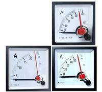 Pointer Type AC Ammeter 5A10A20A30A50A100/5A 200/5A Two 48 * 48mm 72 * 72mm 1Pcs(600A(5A),72 * 72mm)