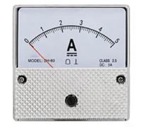 Pointer Type DC Ammeter DH80 with ABS Shell for Enhanced Safety and Long Service Life (DC 20A)
