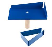 Pointing Brickwork Hawk, Mortar Holder with Wooden Handle, Steel Plate for Masonry, Horizontal & Vertical Joint Pointing Tool, Brickwork Joint Repair, Pointing Stand for DIY & Professional Use