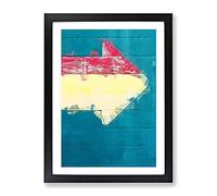 Pointing This Way In Abstract Modern Framed Print | A2 Black Framed Wall Art | Ready to Hang | Abstract Fantasy Picture | Living Room Bedroom Lounge Office