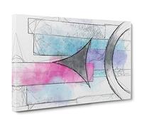 Pointing to the End Canvas Print | Gallery Wrapped 30mm Frame Wall Art | 30x20 inches | Ready to Hang | Abstract Picture | Living Room Bedroom Lounge Office