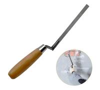 Pointing Trowel Brick Jointer, 10mm Bricklaying Tools for Pointing Mortar, Stainless Steel Cement Trowel Pointing Tool with Wooden Handle, Finger Trowel Tuck Pointer