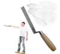 Pointing Trowels, Bricklaying Tools, Cement Trowel 2cm Finger Trowel, with Wooden Handle Brick Trowels Bricklayer Pointing Tools for Brickwork