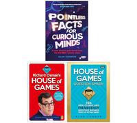 Pointless Facts for Curious Minds, Richard Osman's House of Games & House of Games Question Smash By Alan Connor & Richard Osman 3 Books Collection Set