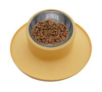 Pointless Pet Bowl - Silicone & Stainless Steel Spill Proof Dispenser | Rust Resistant Non-Slip Feeding Bowl for Water, Food, Travel, Indoor Use
