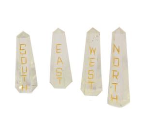 Points Of The Compass Quartz Stone Set