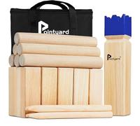 Pointyard Kubb Yard Game Set, Outdoor Game for Family Fun, Yard Game for Adults and Kids, Backyard Party Toys with Carrying Bag(3IN)