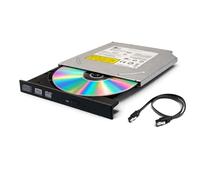 POINWER Replacement CD DVD Burner Writer Player Drive with SATA Cable for Optiplex Small Form Factor SFF 390 790 990 3010 3020 7010 7020 9010 Computer