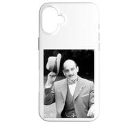 Poirot David Suchet Agatha Christie 1988 Case for iPhone 16 Plus