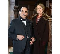 Poirot (TV) David Suchet Hercule Poirot Zoe Wanamaker 10x8 Photo