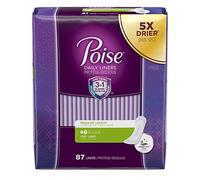 Poise Poise Incontinence Panty Liners, Very Light Absorbency, Regular, 87 Count, Regular, 87 Count