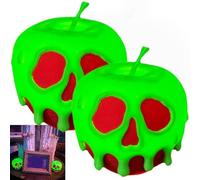 Poison Candy Light, 3D Spooky Shapes Lamp, Halloween Night Decor, Halloween Horror Miniatures Skull Lamp, Perfect for Party or Home Decoration (2 * 10cm)
