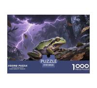 Poison Dart Frog 1000 Piece Jigsaw Puzzle Educational Games Classic Jigsaw Puzzles Puzzle Game for Travel Gifts,Present 38x26cm/1000pcs