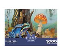 Poison Dart Frog 1000 Piece Jigsaw Puzzles for Adults Educational Challenge Puzzles for Adults Jigsaw Puzzles for Challenging Family Activity Games Colorful Puzzles Hard Puzzle for 38x26cm/1000pcs Fa