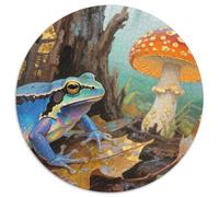 Poison Dart Frog 1000 Piece Wildlife Jigsaw Puzzles Colourful Educational Games for Adults And Kids 1000pcs (67.5x67.5cm)