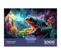 Poison Dart Frog 1000 Pieces Jigsaw Puzzle for Families, Amphibian Educational Challenge Game Gifts for Men Women 52x38cm/1000pcs
