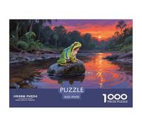 Poison Dart Frog 1000 Pieces Premium Jigsaw Age 3+ Cool Collage Effect, Fun Details, Educational, Challenging Puzzle Games 70x50cm/1000pcs