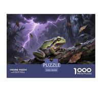 Poison Dart Frog 1000 Pieces Premium Jigsaw for Adults Cool Collage Effect, Home Decoration, Educational, Challenging 70x50cm/1000pcs