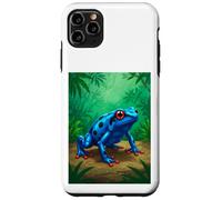 Poison Dart Frog deadly toxin tropical rainforest blue comic Case for iPhone 11 Pro Max
