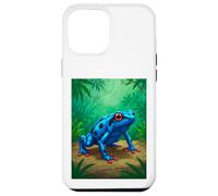 Poison Dart Frog deadly toxin tropical rainforest blue comic Case for iPhone 12 Pro Max