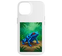 Poison Dart Frog deadly toxin tropical rainforest blue comic Case for iPhone 14