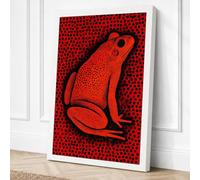 Poison Dart Frog Graphic Canvas Wall Art Print 36x24 Inch | Ready to Hang, Gallery Wrapped, Fade-Resistant Inks, Securely Packaged, UK Made