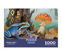Poison Dart Frog Jigsaw Puzzles Puzzle for Adults Kids. 1000 Piece Impossible Challenge Toy Educational Game Home Decoration for Educational Games Gifts 70x50cm/1000pcs