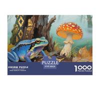 Poison Dart Frog Jigsaw Puzzles Puzzle for Adults Kids. 1000 Pieces Impossible Challenge Toy Educational Games Home Decoration for Adults& Kids Age 14 Years Up 38x26cm/1000pcs