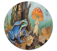 Poison Dart Frog Jigsaw Puzzles Puzzle for Adults Kids. 1000 Pieces Whimsical Challenge Toy Educational Game Home Decoration for Adults& Kids Age 14 Years Up 1000pcs (67.5x67.5cm)