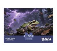 Poison Dart Frog Jigsaw Puzzles Puzzle for Adults Kids. 1000 Pieces Whimsical Challenge Toy Educational Games Home Decoration for Adults& Kids Age 14 Years Up 70x50cm/1000pcs