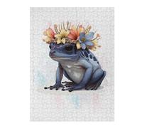 Poison Dart Frog Painting Decorative Jigsaw Puzzle for Adults, 500 PCS
