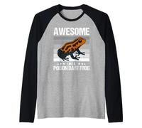 Poison Dart Frogs Awesome Like a Poison Dart Frog Raglan Baseball Tee
