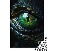 Poison Dragons Green Eye 1000 Pieces Puzzles for Teenagers Gifts Wooden Puzzle Jigsaws for Adults Home Educational Games DIY Toys 1000pcs (75x50cm)