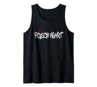 Poison Heart Graffiti Red Love Urban Art Design Tank Top
