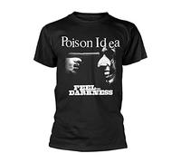 Poison Idea Feel The Darkness Official Tee T-Shirt Mens Unisex (Small) Black