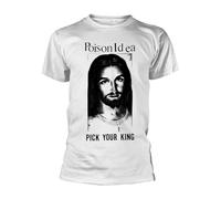 Poison Idea T Shirt Pick Your King Band Logo Official Mens White XL