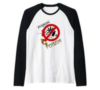 Poison is Poison Anti Drug T-Shirt Raglan Baseball Tee