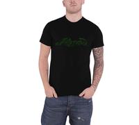 Poison T Shirt Vintage Band Logo distressed new Official Mens Black
