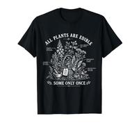 Poisonous Plants Botanical Foraging Nature Artwork Value Graphic T-Shirt, Men, Black, XL