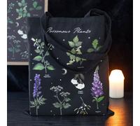 Poisonous Plants Eco-Friendly Polycotton Tote Bag For Shopping & Casual Use